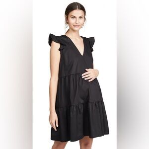 Hatch Brooke mini black dress